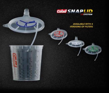 Colad SNAP LID system pro laky na vodní bázi 130 mikronů Sada 50 + 50